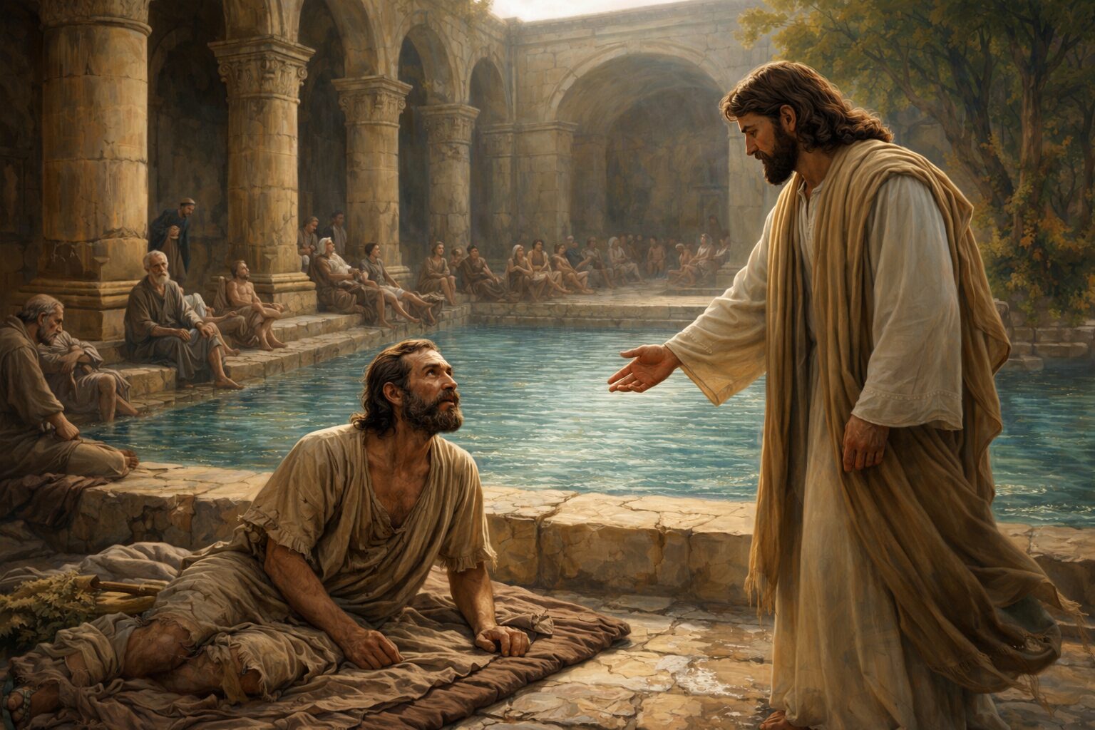 Healing at the Pool of Bethesda lesson